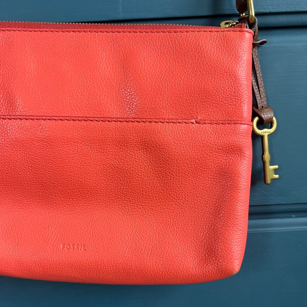 Fossil Leather Crossbody Bag